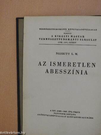 Az ismeretlen Abesszinia