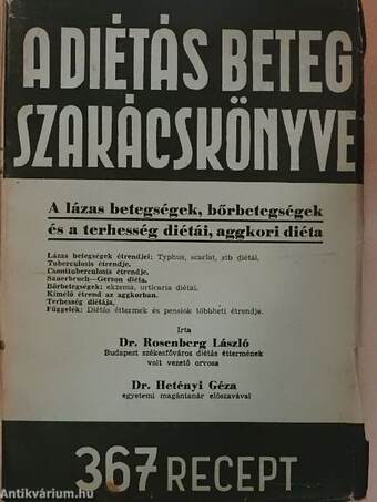 A diétás beteg szakácskönyve V.