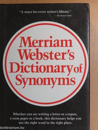 Merriam-Webster's Dictionary of Synonyms