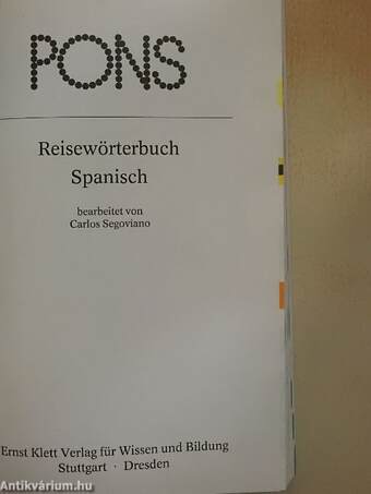 Pons Reisewörterbuch - Spanisch