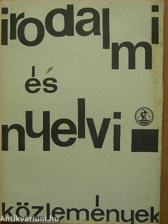 Irodalmi és nyelvi közlemények 1968/1.