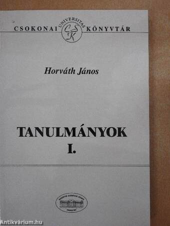 Tanulmányok I-II.