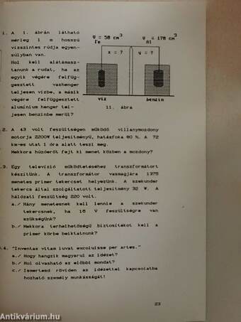 Feladatok és megoldások a Hatvani István Fizikaversenyen