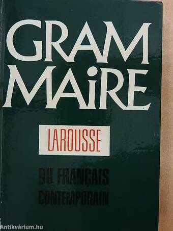 Grammaire Larousse du francais contemporain