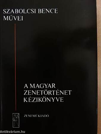 A magyar zenetörténet kézikönyve