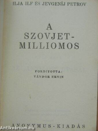 A szovjetmilliomos