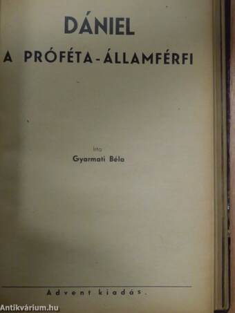 Kezdet és a vég/A túlvilág/Dániel, a próféta-államférfi/A szeretet uralma/Bibliai Igazságok Kézikönyve/Hitvalló kereszténység/A hetednapot ünneplő adventisták felekezetének hitelvei/Lenin-Sztálin a vallásról/Világválság a megoldás előtt