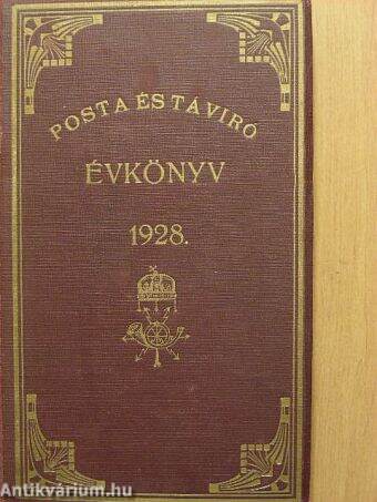 Posta és távíró évkönyv 1928.