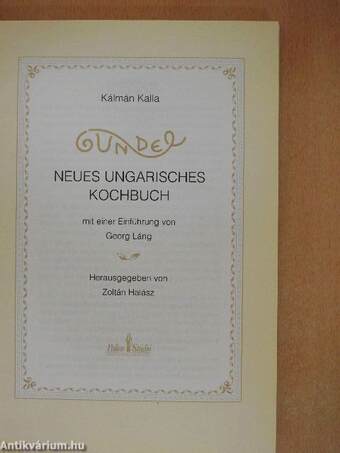 Gundel Neues Ungarisches Kochbuch