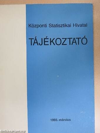 Tájékoztató 1993. március