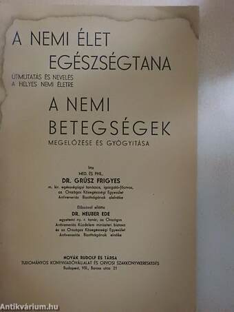 A nemi élet egészségtana/A nemi betegségek