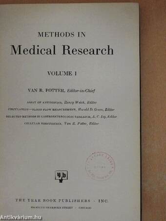 Methods in Medical Research I.