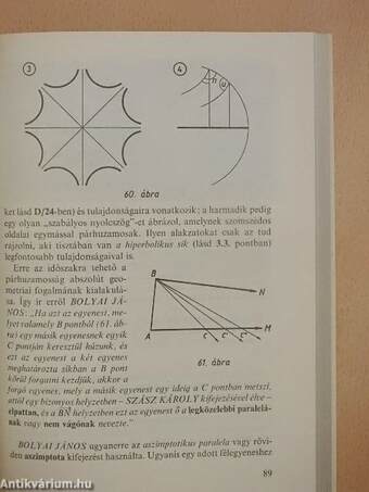 Nemeuklideszi geometriák elemei