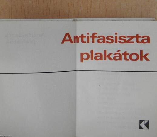 Antifasiszta plakátok (minikönyv)