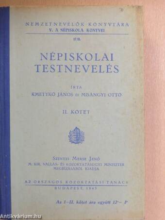 Népiskolai testnevelés II.