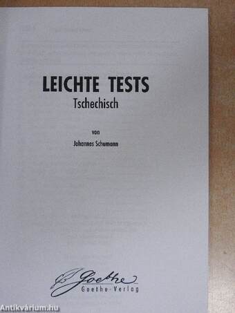 Leichte Tests - Tschechisch