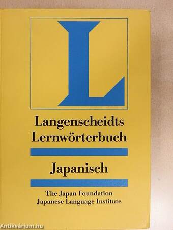 Langenscheidts Lernwörterbuch Japanisch