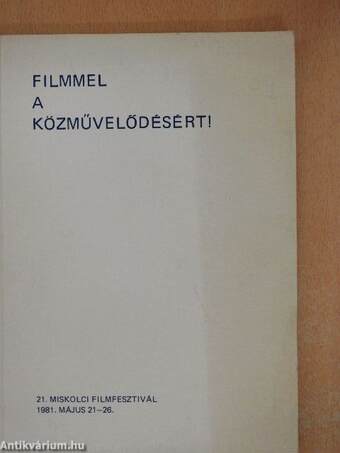 Filmmel a közművelődésért!