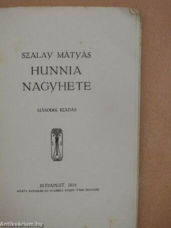 Hunnia nagyhete