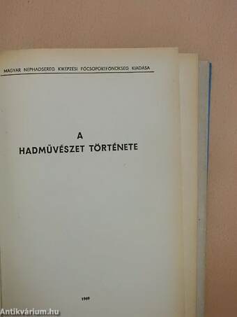 A hadművészet története