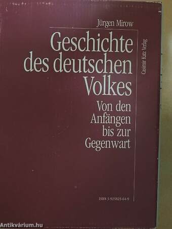 Geschichte des Deutschen Volkes 1-2.