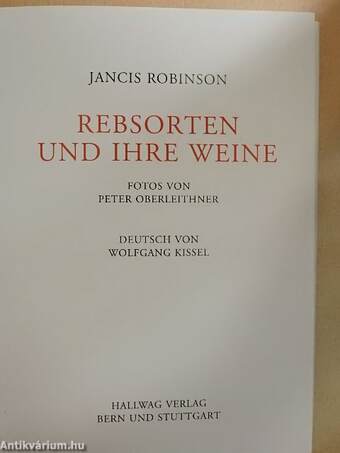 Rebsorten und ihre weine