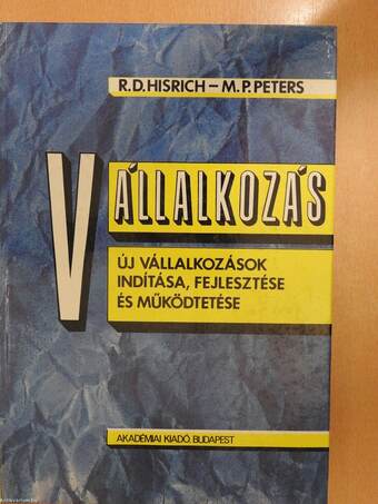 Vállalkozás (dedikált példány)