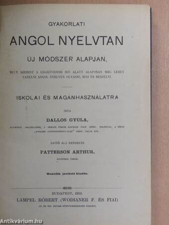 Gyakorlati angol nyelvtan