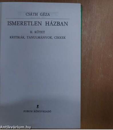 Ismeretlen házban II.