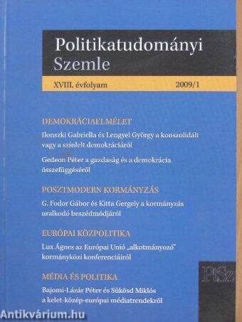 Politikatudományi Szemle 2009/1.