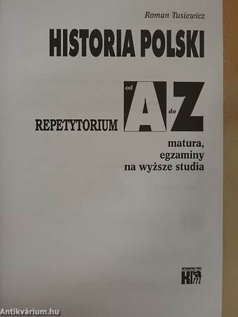 Historia Polski repetytorium od A do Z