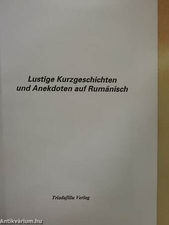 Lustige Kurzgeschichten und Anekdoten auf Rumänisch