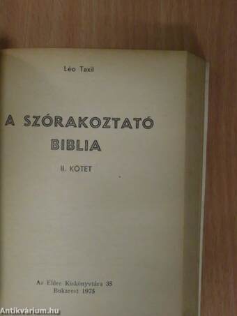 A Szórakoztató Biblia I-II.