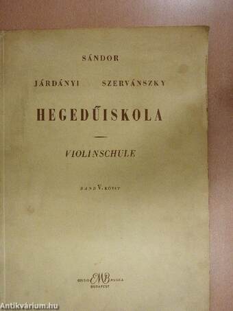 Hegedűiskola V.