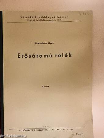 Erősáramú relék