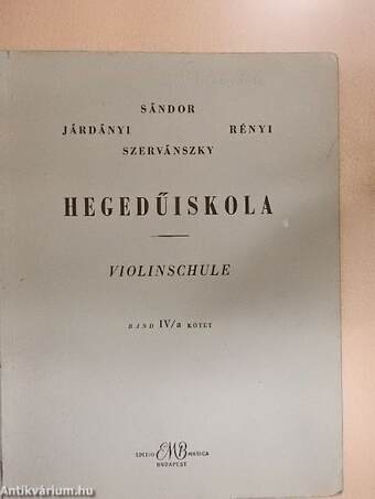 Hegedűiskola IV/a