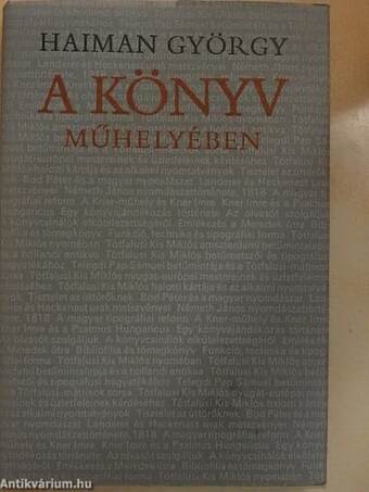 A könyv műhelyében