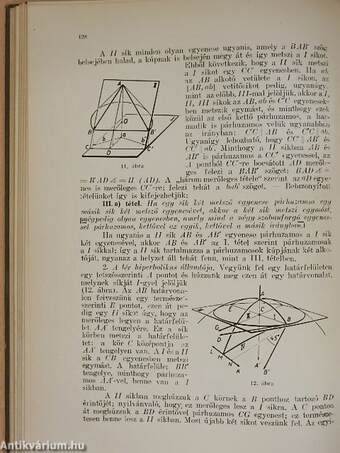 Geometriai vizsgálatok a párhuzamosok elméletének köréből