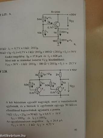 Elektronika feladatgyűjtemény I.