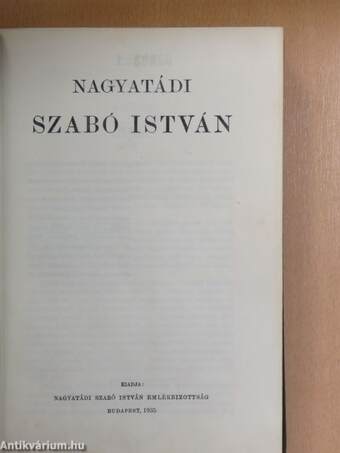 Nagyatádi Szabó István