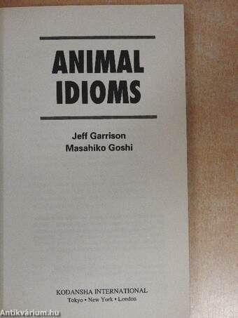 Animal Idioms