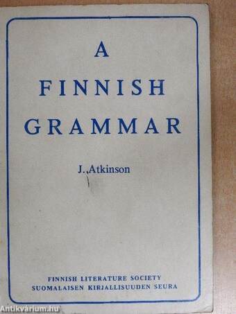 A finnish grammar