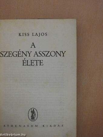 A szegény asszony élete