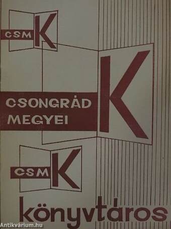 Csongrád megyei könyvtáros 1971. június