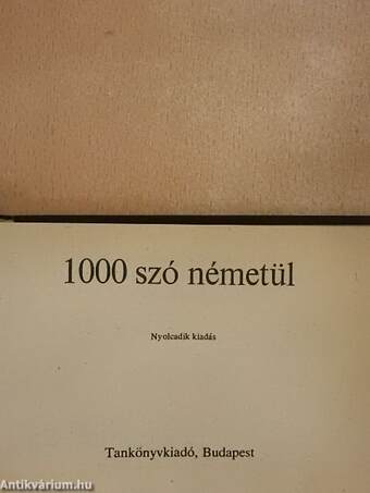 1000 szó németül