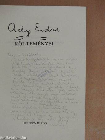 Ady Endre költeményei