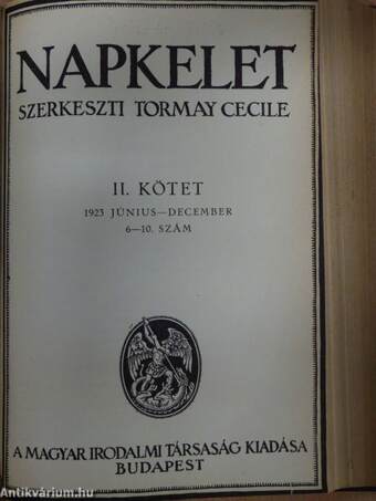 Napkelet 1923. január-december