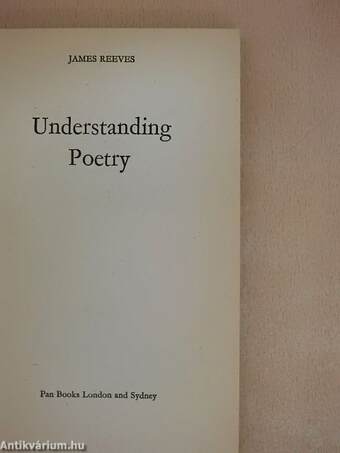 Understanding Poetry