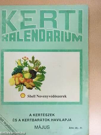 Kerti Kalendárium 1992. május