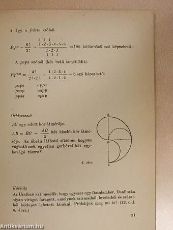 Aritmetikai és geometriai feladatok